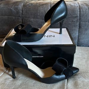 Nine West bow heels